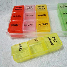 NUOBESTY Portapillole 7 giorni 21 Slot Organizer per medicinali per preparazioni vitamine