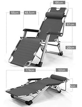 SHUAIIJUAN Sedia per il tempo libero domestico Sdraio da esterno regolabile Lounger sedie a sdraio pieghevole reclinabile reclinabile con poggiatesta Garden Beach Patio Piscina Max.150kg - Blu