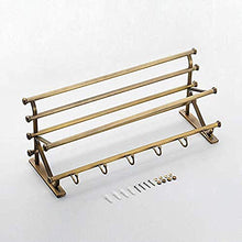 PYROJEWEL Mensole Bagno Bar Bar Rack Appendiabiti Rack/Un Rame Creativo Bagno Mensola/Multi-Funzione Rack Sospensione Hook mensola da Bagno