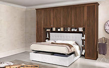 Dafne Italian Design Ponte a 6 Ante battenti. Effetto Noce - Non Comprende Il Letto (cm. 320 x 55 x 251h)