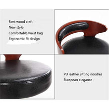 Sedia da Bar Girevole Seggiolone per La Casa Seggiolone Bar Girevole in Pelle retrò Leggero Sedia da Bar in Legno Massello (Color : C, Size : 63 * 40 * 40cm)
