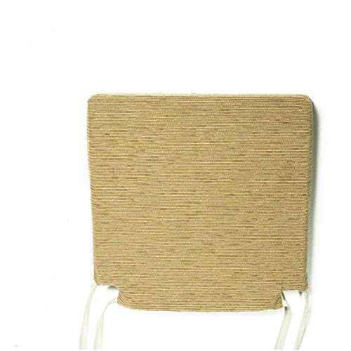 Arcoiris - Set di 6 cuscini per sedie, 40 x 40 cm, imbottitura in fibra e schiuma, comodi, resistenti, facili da pulire, per cucina, soggiorno, giardino, terrazza, cortile (cachi, fantasy)