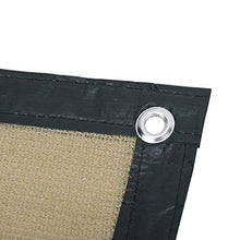 Raguso - Parasole in tessuto a rete per balcone, 2 x 2 m