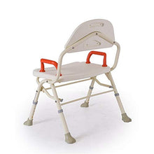 Sgabello da doccia Pieghevole in lega di alluminio Ampliata doccia bagno bagno sedia Sgabello regolabile in altezza con braccioli antiscivolo Bath Sgabelli ( Color : Photo Color , Size : Free size )
