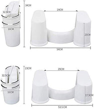 Sgabello da Toilette in plastica per Bagno, Sgabello da Bagno Antiscivolo con Gradino per Bagno, poggiapiedi per Sgabello da Bagno per alleviare la stitichezza 7.1 (Dimensioni: 17,5 cm)