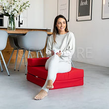 G&H - Materasso Pieghevole con Fodera Rimovibile, per Divano Letto, Letto, Letto Singolo, Pieghevole