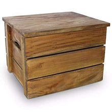 Xingshuoonline Set di 2 scatole portaoggetti in Legno Massiccio Riciclato 48 x 40 x 35 cm