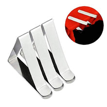 TOSSPER Clip 4 Pezzi Tovaglia, Supporto in Acciaio Inox Table Cover Morsetti per Picnic Barbecue Festa di Nozze Fai Te