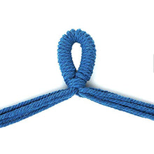 Poltrona sospesa blu/verde, per interni ed esterni, 120 kg, sospesa, decorazione, amaca, altalena da giardino