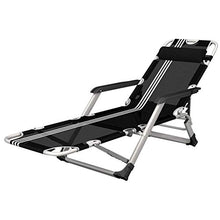 SHUAIIJUAN Sedia per il tempo libero domestico Sdraio da spiaggia reclinabili sedie del patio Lounge Chaise Letto pieghevole reclinabile con poggiatesta regolabile for campeggio Pool Beach Max.Support
