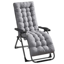 LIUSU Cuscino per Sedia Sdraio per Interni/Esterni 170 × 53 × 8 cm Cuscino per Lettino Prendisole Cuscino per Sedia con Schienale Alto Cuscino Relax con Schienale Antiscivolo