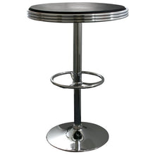 Buffalo Tools SFTABLE Retro Soda Shop Tavolo, Altro, Cromo|Nero