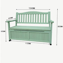 Panca Portaoggetti da Esterno In Legno Garden Deck Bin,Terrazza Balcone Panca Con Schienale，Contenitore Impermeabile ,Utilizzato Per Riporre Attrezzi da Giardino E Giocattoli da Piscina