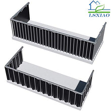 LSXIAO-Balcone Protezione Terrazza Paravento, Giardino Dietro La Casa Copertura di Sicurezza della Privacy, Parabrezza Crema Solare Raffreddamento con Fascette Zip Fisse per Giardini, Piscina