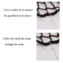 Rete di Balcone,Rete de Protettiva Reti a Fune Giardino Storage Luggage Cargo Corda Net Nylon Net Gattier,per Ringhiera Scale Proteggere Recinzioni Piante Recinto Trellis Party Foto Appeso,5/32"