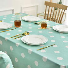 WSJIABIN Tovaglia Decorativa per la casa Tovaglia nordica Semplice Moderna in Tessuto di Cotone Lino Verde Piccoli Punti freschi tovaglia da tè Impermeabile