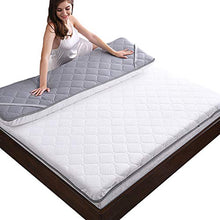 QXTT Materassi Letto Futon,Giapponese Tradizionale Futon Materasso,Pieghevole Materasso Tatami Morbida Tridimensionale Ipoallergenico Alberghi Ospite Tatami Stuoie Bed Materasso,Grey-150 * 190cm