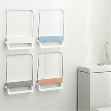 GJNVBDZSF Mensola ad Angolo Mensola per Cucina/Bagno Supporto angolare Senza punzonatura Mensola Multifunzionale per Asciugamani e lavabo Mensola Galleggiante
