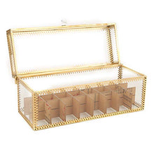 Scatola portaoggetti per Rossetto, Yevenr Barra in Rame Gold Edge Scatola portaoggetti per Cosmetici Contenitore per Cosmetici Contenitore per Cosmetici con Coperchio
