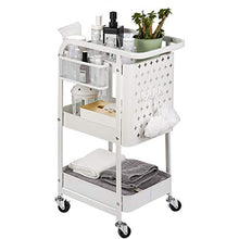 LYM &ripiano di stoccaggio Mensole della Cucina, da Terra Carrello può Mobile Bagagli Shelf -3 Pavimenti Scaffale di Finitura