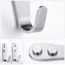Rivestimento Impermeabile Portasciugamani Cucina Bagno con Gancio a Vite Ganci Cucina Forte Impermeabile Rimovibile a Vite Robusto Gancio per Asciugamani Accappatoio Muro per Porta 8 Pezzi, Argento