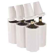 Propac Z-CANT6 Cantinetta Portabottiglie in Polistirolo, 35 x 23 x 34.5 cm, Set di 10
