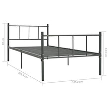 SKM Giroletto Grigio in Metallo 100x200 cm (12.1kg)