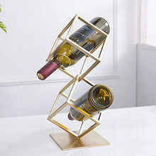 LIYANJJ Portabottiglie sospeso Porta Vino Rosso Controsoffitto Ripiano da Tavolo Portabottiglie Cucina Soggiorno Espositore Nessun assemblaggio richiesto - 2 Confezioni