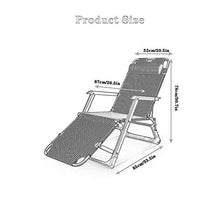 Lettini prendisole,Sedia da giardino per impieghi gravosi Lettino prendisole Zero Gravity Pieghevole,Sedie reclinabili reclinabili Chaise lounge Sedie a sdraio Metallo impermeabile e leggero per mobil