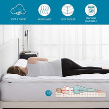 Bedsure Coprimaterasso Imbottito Letto Matrimoniale - Copri Materasso Ergonomico 150x200 con Spessore 3 cm, Coprimaterasso Ortopedico in Microfira con Disegno all'onda