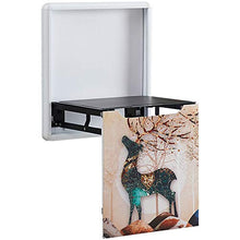 Sgabello Pieghevole per Scarpe Sgabello per Scarpe Porta d'ingresso Bagno Sedia a Muro fissata al Muro Sgabello Basso per Uso Domestico in Alluminio