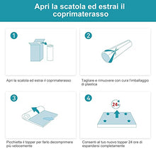 Amazon Basics - Coprimaterasso in memory foam , spessore 7 cm, 160 x 190 cm