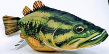 GABY Fish Pillows - Cuscino a forma di pesce persico, in poliestere, multicolore, medio