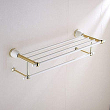 PYROJEWEL Mensole Bagno Bar Bar Rack Appendiabiti Cotto cremagliera Vernice Bianca Multifunzione Bar cremagliera Tutto Il Rame Bagno Pendant Bagno Hardware mensola da Bagno