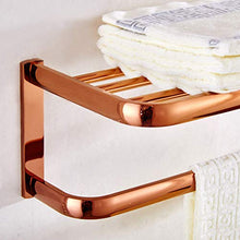 LCBLC Portasciugamani Portasciugamani In Ottone Oro Rosa Portasciugamani 60 Cm
