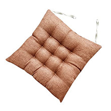 Cuscino per sedia, morbido, antiscivolo, con cinghie fisse, spessore quadrato, ideale per sedie da pranzo, casa, cucina, giardino, soggiorno, auto, ufficio, interni ed esterni