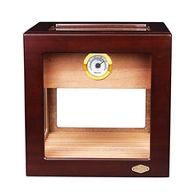 HYY-YY Cedar Cigar Humidor Creativo Trasparente Piccolo Vetrina Pianoforte Vernice Humidor