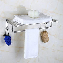 Towel shelf Portasciugamani in Acciaio Inossidabile, portasciugamani da Cucina per Bagno, portasciugamani a Doppio Strato a Parete, per riporre Gli Asciugamani