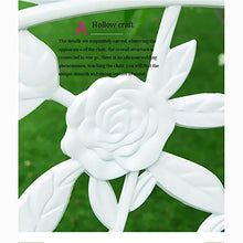 Household Products Sedia da Giardino Sedia Doppia in Metallo per Esterni, Panca da terrazza con bracciolo Schienale, Poltrona da Salotto per la Decorazione della casa, per Veranda/Parco/Cortile