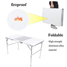 DAUERHAFT Forniture di mobili Antiscivolo Comodo Tavolo Pieghevole per Esterni, per Barbecue, Adatto per Esterni