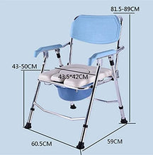 Sgabello per Doccia Sedia da toilette, sedia per sedie a rotelle Doccia Sedia per il trasporto Pieghevole Sedia da bagno Pieghevole Doccia Doccia WC Sedia da bagno Sgabello da bagno Sedia da bagno