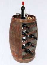 DanDiBo Scaffale Vini Botte Vino 0370-R Botte in Legno H-81cm Supporto Bottiglie Marrone Bar Vino-Bar