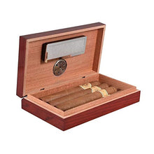 Humidars Cigar Humidor - Classic Cigar Humidor con umidificatore e igrometro grande capacità Cigar Box for club Desktop portasigari Accessori mantenerlo fresco .Scatola di immagazzinaggio di cigari di