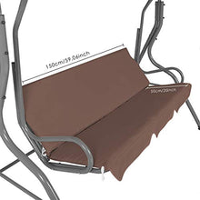 Tettuccio Di Ricambio Per Sedile Altalena, Tenda Da Sole Per Sedia A Dondolo, Copertura Superiore Impermeabile Per Sedia A Dondolo E Copertura Per Sedile Altalena, Per Patio Da Giardino,164*114*15cm