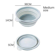 NMBD Prodotti per l'outdoor Portatile Pieghevole Lavabo Campeggio Turismo Pieghevole Esterno Benna Bacino del Bagno lavabo di Uso Domestico in Lavanderia, Medium (Color : Medium)