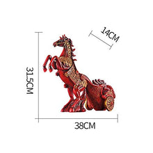 Elegante Semplicità Cavallo Rosso Portabottiglie Raffreddatore Di Vino Ornamenti Decorativi Sposo Regalo Di Inaugurazione Della Casa Artigianato Europeo e Americano Articoli Fatti a Mano Resina Fatta