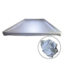 WJJ Copertura Tavolo Esterno Impermeabile Rivestimenti parapolvere for coperture da Tavolo da Biliardo Impermeabile Rivestimento Protettivo in PVC Antivento (Color : Silver, Size : 7ft)