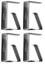 G Set 4 FERMATOVAGLIA GIGANTI in Acciaio Inox Ferma TOVAGLIA