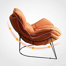 DYCLE Poltrona da Giardino Patio Relaxer Sofa Chair per Uso Esterno o Interno Cuscino Rimovibile Quattro Stagioni Sedie a Sdraio, Supporta 300 kg