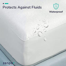 ZenPur Coprimaterasso Singolo Impermeabile 90x190-200 cm | Antiacaro, Ipoallergenico, Traspirante - Garantito a Vita